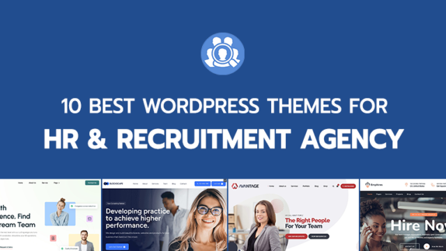 10 Best WordPress Themes for HR & Recruitment Agency (2026)